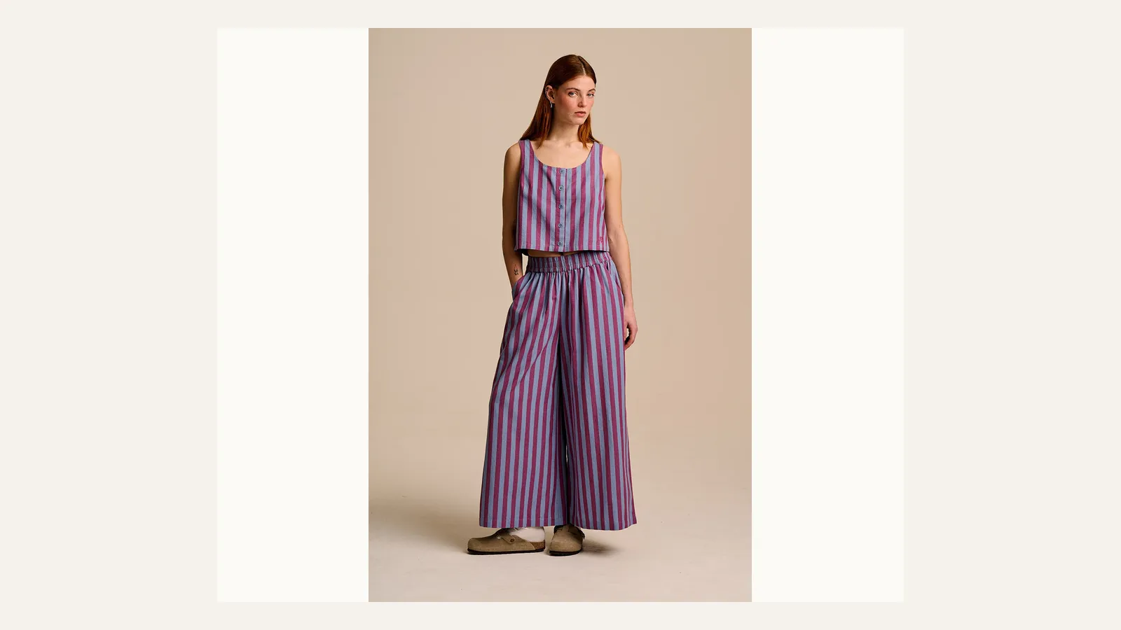 Lucy and Yak clothing reviewed by fit range, fabric, and wardrobe use - Lucy and Yak Maddie - Cotton and Linen Trousers
